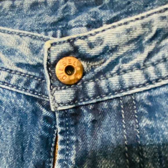 SOLD Men’s Y2K Vintage Diesel Thavar Skinny Slim Jeans Size 38X31 - Picture 5 of 11